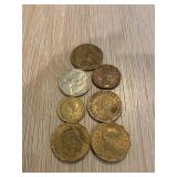 Lot of Vintage Couns Various Years & Countries