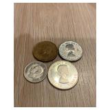 1943,1950s & 1964 Canadian Coins