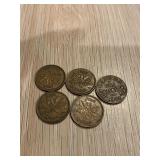 Lot of 1930-40s Canadian Pennies