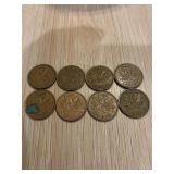 Lot of Canadian Pennies 1931-1960s SEE IMAGES