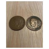 1918 & 1935 Australian Penny