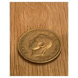 1949 British Two Shillings Coin