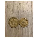 1949 & 1950 Deutscher Lander Coins