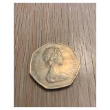 1973 British 50 Pence