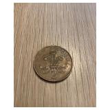 British Queen Elizabeth 1980 New Pence Coin