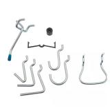 1/8 in Zinc Plated Steel Pegboard Hook Assortment
