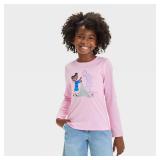 Girls' Long Sleeve 'Fashion Girl' Graphic T-Shirt