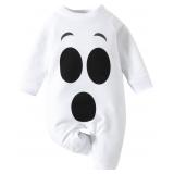Newborn Halloween Romper Ghost Funny Baby Boys Gir