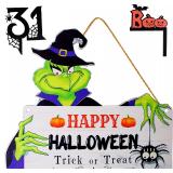 3Pcs Halloween Door Decorations, Happy Halloween W