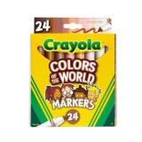 2 Packs Crayola 24ct Colors of the World Markers
