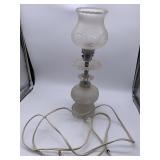 Antique Glass Lamp Not Tested