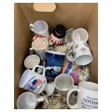 Lot of various mugs