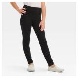Girls' Sparkle Leggings - Cat & Jack Black L: Cott