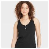 Women's Pajama Tank Top - Auden ? Black XXL