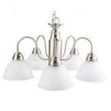 Portfolio Brushed Nickel Modern Dry Rated Chandeli