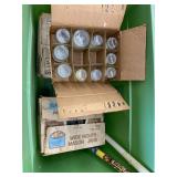 Large lot of Glass Jars & Extension Poles
