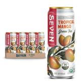 SevenTeas Tropical Mango Green Tea, 16 OZ (Pack of