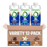 Orgain 30g High Protein Dairy Shake, 5g BCAAs, Var