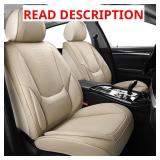 Car Seat Covers Full Set, Leather Seat Covers Fit