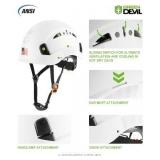 Green Devil Mervex Vent Safety Helmet - used