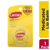 3- Carmex Classic Medicated Lip Balm Jar, Lip Prot