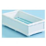 Two's Company Hampton Faux Bamboo Fretwork Guest T