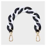2 Pack Chain Handbag Strap - a New Day  Black/Whit