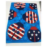 Patriotic Lady Bug Garden Flag