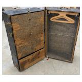 Antique Wardrobe Steamer Trunk