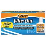 BIC Wite-Out Quick Dry Correction Fluid (pack of 1
