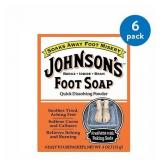 (6 Pack) Johnson's Foot Soap, Soaks Away Foot Mise