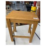 Small wood side table 20Hx16x12