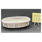 Bohemian Glass Trinket Box