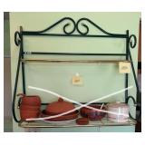 Hanging shelf items NOT included