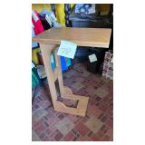 Sofa server or recliner table, designed to slid..