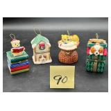 Mr Christmas collectible porcelain hinged trink..