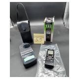 RadioShack Sound Level Meter and an Olympus voi..