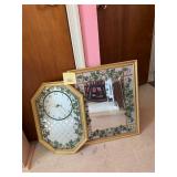 Ivy clock untested and mirror