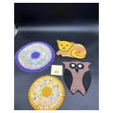 Vintage handmade trivets