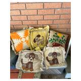 Vintage Quilted Pillows