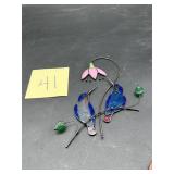 Stained Glass Hummingbirds