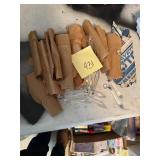 Vintage Chandelier Crystals- all the paper bags..