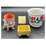 Flower Pot Lot w/Vintage Shawnee USA Planter # ..