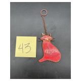 Stained Glass Orange Cat