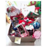 Box of Assorted Christmas Items