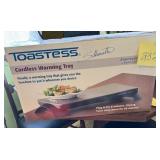 Toastess Cordless Warming Tray in box