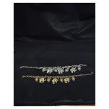 Bohemian-style elephant charm bracelets or anklets