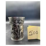 Relief Vase 2337 in Disco Metal by Just Anderse..