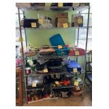 Metal shelf contents NOT included