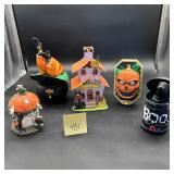 Halloween Lot w/witch in Cauldron
